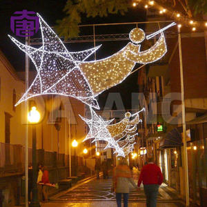 Waterproof 2d Sign Cross-street <b>Lights</b> For Outdoor Festival Decoration With Christmas And Holiday Themed Decorative Lighting - Product Image 3