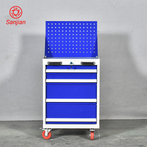 Sanjian Workshop small steel furniture 4 drawer steel metal mobile pedestal cabinet tools steel Storage drawer cabinet