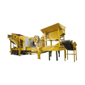 Mobiele Rock Crusher Tractor Mini Betonnen Crusher Machine