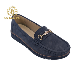 Zapatos de cuero pequeños sin cordones elegantes/de <span class=keywords><strong>Ballet</strong></span> para mujer, novedad de 2024, zapatos planos de una línea para mujer, mocasines informales profesionales - Product Image 3