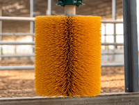Brosse de nettoyage rotative entièrement automatique pour vaches, 50 cm x 60 cm, brosse de toilettage pour le corps du bétail destinée aux fermes laitières