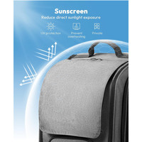 Sac à dos pliable pour chat et chien en polyester respirant avec fermeture éclair, sac à bandoulière portable pour sorties, capacité universelle de 5 kg, idéal pour les voyages