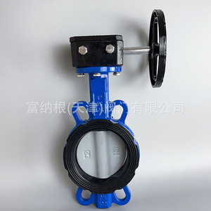 Manual Rubber Lined Wafer Butterfly Valve Dn100 Clamp Connection Ductile Iron Body Water And Weak Acid Alkaline Media - Product Image 4