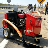 Machines de scellement routier efficaces et sans soudure avec buse sans joint pour la restauration des chaussées par les équipes municipales