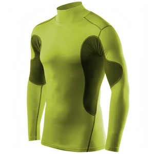 Camiseta de Compresión de Alta Calidad, Transpirable, Ajustada, Deportiva, con Logotipo Personalizado, para Hombre, para Gimnasio, Entrenamiento y Deportes - Product Image 5