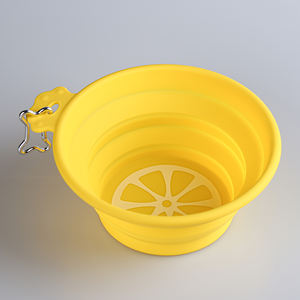 Tazón Plegable para Perros, Comedero Portátil para Mascotas, Plato de Silicona Plegable para Viajes, para Uso en Exteriores - Product Image 1