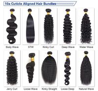 Lots de Cheveux Humains Bruts 100% Naturels Ondulés Profonds avec Closure, Cheveux Brésiliens Vierges 100% Humains Alignés dans le Sens des Cuticules, Non Traités