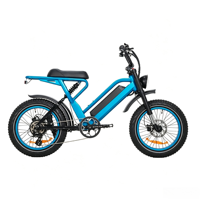 Vélo électrique urbain SUNREMO avec phare et feu arrière LED, prêt pour la conduite nocturne, 1000W 48V 20Ah, pneus larges 20*4.0, 7 vitesses, frein à disque hydraulique