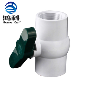 Chất lượng cao vận hành bằng tay OEM có sẵn 1/2 ''-4'' van bi PVC và phụ kiện đường ống để kiểm soát cấp nước - Product Image 5