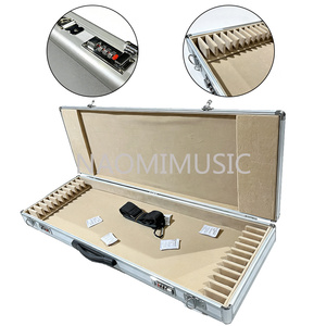 Estuche NAOMI de <span class=keywords><strong>Super</strong></span> Aleación para 12 Arcos de Violín 4/4 3/4 1/2 1/4 1/8, Estuche de Viaje para Arcos de Violín y Pernambuco - Product Image 4