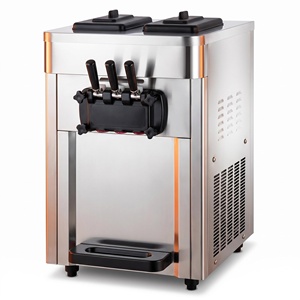 Macchina per Gelato Soft Serve Elettrica Automatica in Acciaio Inox, Vendita Calda per Hotel e Negozi Alimentari - Product Image 1