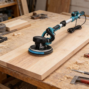 Machine à poncer électrique pour sols avec poignée réglable pour le polissage, le meulage et le lissage des sols en bois et en carrelage - Product Image 4