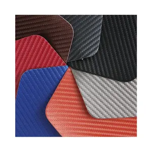 Carbon Fiber Leather Microfiber Leather Motorcycle Seat Cover Micro Fiber Leather Vehicle Interior Lining For Vehicles