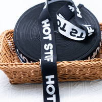 Usine Haute Élasticité Couture Tricot Élastique Bobine Heavy Stretch Bande Élastique Sangle Tricoté Sangle Bande