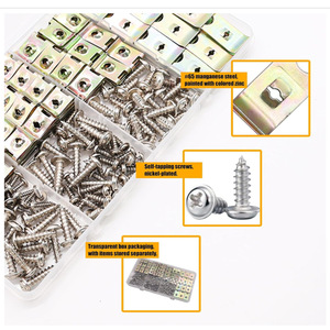 Clips et vis de garniture automobile Winning Path Point, 210 pièces, M3 M4 M5, zingués, pour la réparation de l'intérieur des voitures - Product Image 4