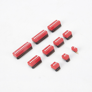 Phiên bản mới nhất 1-12 vị trí right angle <span class=keywords><strong>Dip</strong></span> Thiết bị chuyển mạch với mạ vàng thiết bị đầu cuối - Product Image 1
