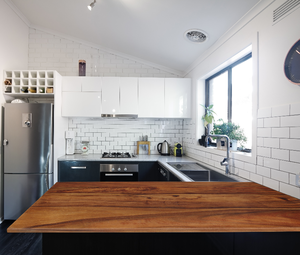 Plaques de comptoir en bois de cuisine en bois Plaques de bloc de boucher pour plan de travail rustique personnalisé à plusieurs occasions - Product Image 6