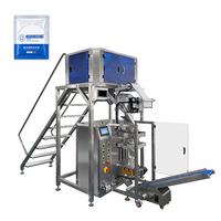Machine d'emballage automatique de poudre blanchissante pour les dents de qualité cosmétique, remplissage de petites pochettes, pesage de haute précision