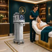 Appareil d'hydrodermabrasion certifié CE NewFace, analyse de la peau, soin du visage à bulles, beauté du visage, machine Hydra 8 en 1