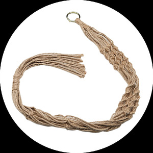 Corde en coton écologique tressée à la main pour la décoration Art Déco DIY, idéale pour suspendre des paniers, des pots de fleurs et des décorations de chambre. - Product Image 6