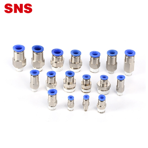 Cho SNS KCC loạt One-Touch <span class=keywords><strong>Air</strong></span> <span class=keywords><strong>Stop</strong></span> phù hợp New Brass mạ khí nén thẳng nam ren - Product Image 2