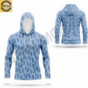 Custom Full Graphic Fishing Hoodies UV Protection Quick Dry Polyester Plus Size Fishing Gear Customizable Designs - Product Image 2