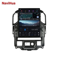 NaviHua - Unidad Principal Estéreo para Automóvil con Pantalla Vertical Estilo Tesla, Android 13, Carplay, Nueva para GMC Sierra Chevrolet Silverado 2019 2020 2021