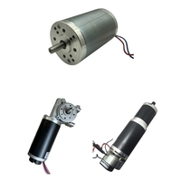 Moteur CC à Balais de Bonne Qualité, Taille 30-110mm, Personnalisable, Couple Élevé, 12V 24V 36V 48V 60V 220V, 15W 50W 100W 200W 300W 500W 1000W