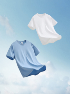 เสื้อยืดลำลองไซส์ใหญ่แบบยูนิเซ็กซ์ สีขาว พิมพ์ลายดิจิทัลที่คอ ผ้าฝ้าย 100% ลายเรียบ เป็นมิตรกับสิ่งแวดล้อม น้ำหนัก 180 กรัม - Product Image 3