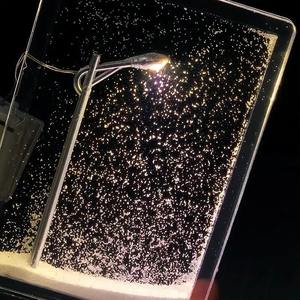 Vente chaude 2024 bricolage matériaux rue coulant lampe éternelle neige lampadaire pour cadeau de noël romantique neigeux <span class=keywords><strong>nuit</strong></span> lampadaire - Product Image 5