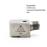 Piezo elektrischer Vibrations geschwindigkeit sensor für industriellen Monitor wandler 4-20mA Ausgang 0 ~ 20 mm/s Mess vibrations sensor