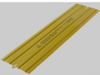 Plaque de protection de câble en PVC jaune pour câbles souterrains, conduit de câbles pour câbles électriques enterrés - Attention