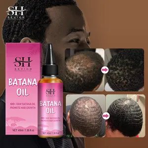 Huile de Batana de marque privée huile de Batana biologique pure vente en gros d'huile de Batana de luxe anti-chute pour la repousse des cheveux