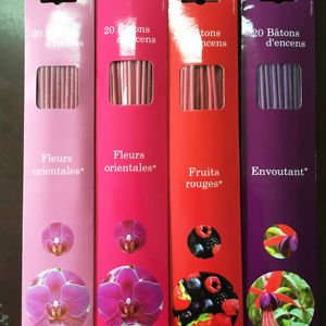 線香カスタム卸売天然植物香り抽出少ない煙無害手作りスティックライン線香 - Product Image 1