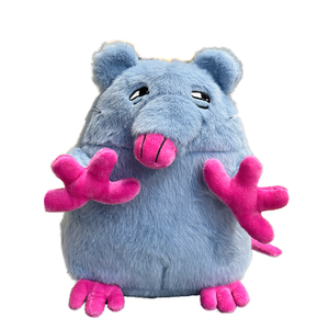 Peluche Souris Tour de Pise Enregistrable, Rembourrage en Coton PP, 31-50cm, Expression 'Petite Sœur Encore Endormie', Poupée Amusante - Product Image 1