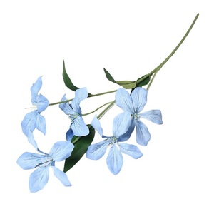 Fleur d'orchidée artificielle Lichao à flamme artificielle, branche unique, faite à la main, pour décoration de mariage et de maison - Product Image 5