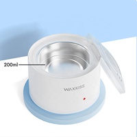Waxkiss - Calentador de Cera Profesional de 400cc, Mini Máquina Eléctrica para Derretir Cera Depilatoria