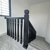 Rampes en acier de luxe à l'intérieur de la conception pour l'intérieur des escaliers