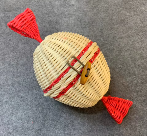 Panier en rotin naturel au design bohème adorable, capacité de 10 à 20 L, rangement écologique, chocolats, nouveauté, Noël - Product Image 6