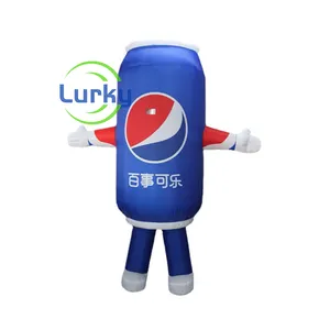 Cheap Customized Advertising Inflatable Cola Replica Bottle Balloon/inflatable Bottle Model For Sale