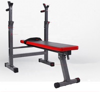 Banc de musculation réglable et pliable pour la musculation à domicile, support de barre de musculation
