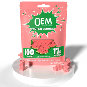 Gomitas de Proteína de Alta Calidad de Marca Privada con Aislado de Suero |   Gomitas Personalizadas con Forma y Sabor a Elección |   Fabricante de Suplementos OEM ODM GMP - Product Image 2