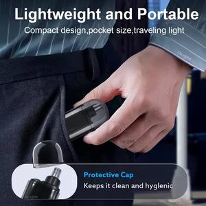 Mini-tondeuse à poils de nez et d'oreilles pour hommes, portable, rechargeable, étanche, faible MOQ, vente en gros - Product Image 5