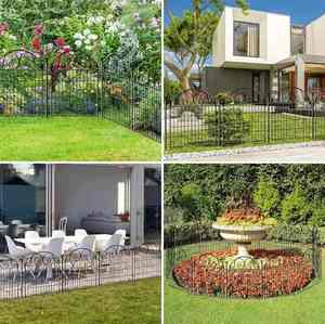 Clôture de jardin en fil métallique personnalisée pour plantes, cour, paysage, patio, décoration extérieure. - Product Image 4