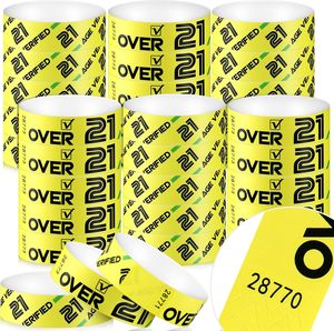 זול נייר צבע ניאון זול צמיג צמיד פסטיבל זהב מותאם אישית <span class=keywords><strong>tyvek</strong></span> רצועת היד נייר אופנה זולה לאירועים - Product Image 3