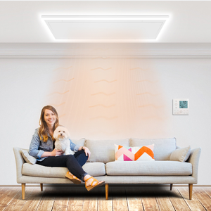 Panel de Luz LED <span class=keywords><strong>Infrarrojo</strong></span> de Fibra de Carbono para Techo Interior, Control Remoto por Aplicación, Instalación Rápida y Fácil, para Sala de Estar y Dormitorio - Product Image 2