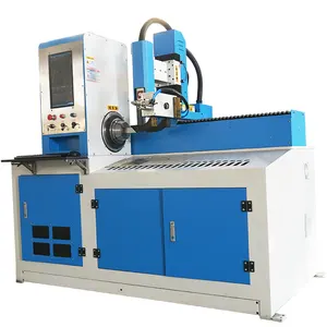 Mesin pemotong pipa Laser Suzhou, mesin pemotong serat Laser untuk tabung pipa logam Fangyuan mesin pemotong pipa Laser Universal