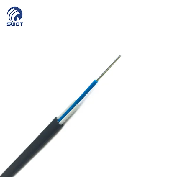 Adss Cáp thả phẳng trên không cho khu vực sdu Cáp de Fibra Optica de 2 hilos adss