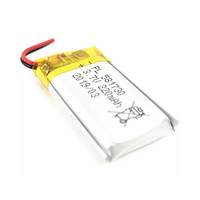 Baterai Lithium Pouch Li-Po Isi Ulang 3.7V 220mAh Custom 581730 untuk Perangkat Pintar