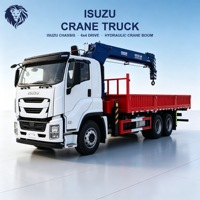 Camion grue ISUZU 6x4 de 8 tonnes / 16 tonnes (camion-grue à flèche)